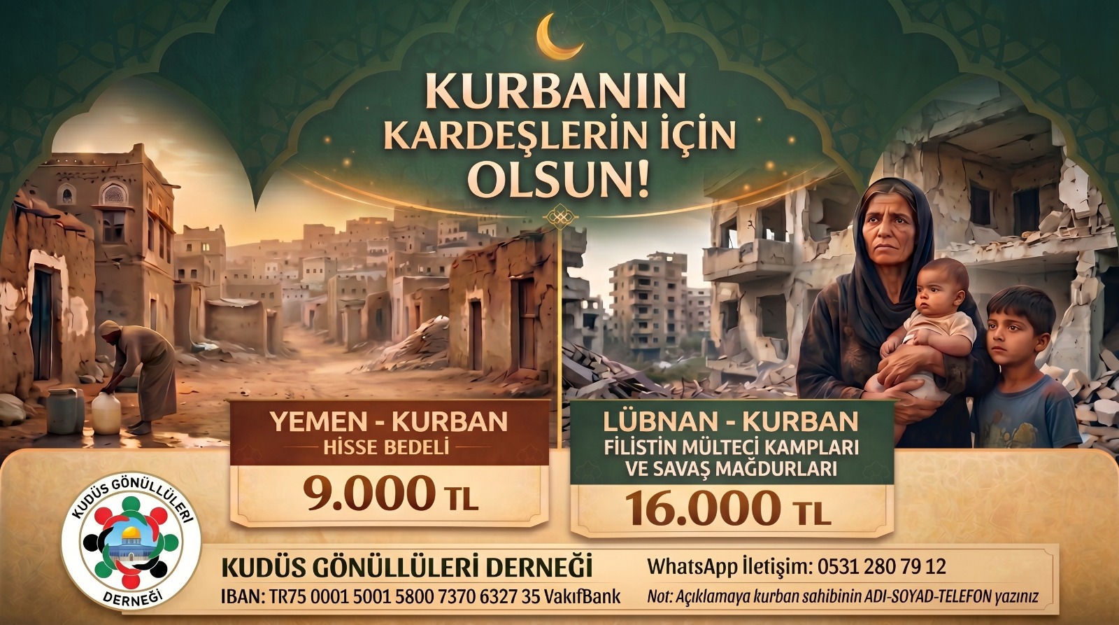 Kurbanın Kardeşlerin İçin Olsun!