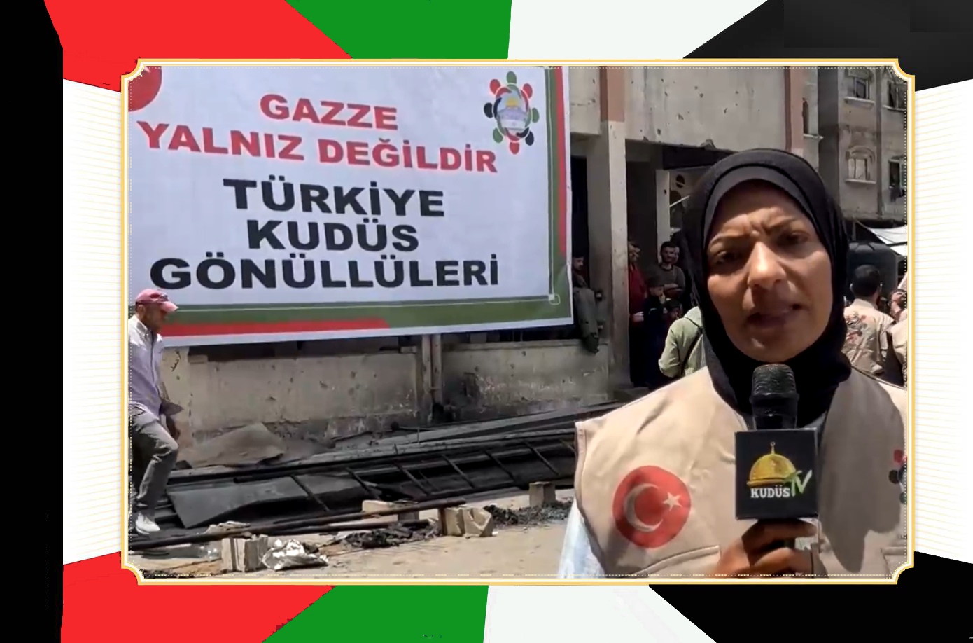BİNLERCE FİLİSTİNLİ KARDEŞİMİZ AŞA KAVUŞTU