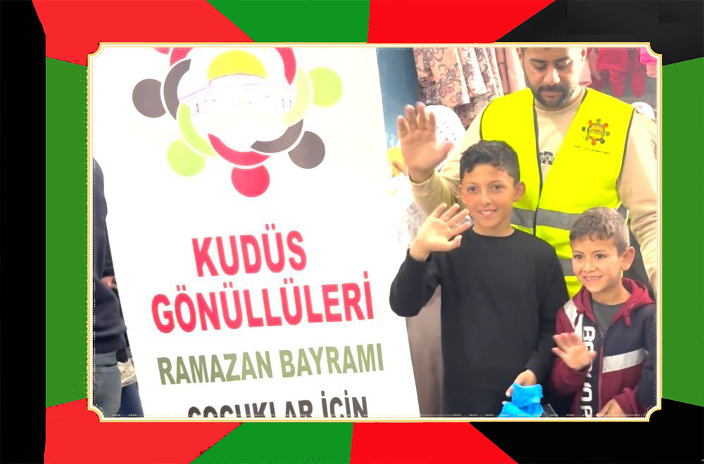 GAZZE'DEKİ ÇOCUKLARIMIZI RAMAZAN BAYRAMINDA GİYDİRDİK