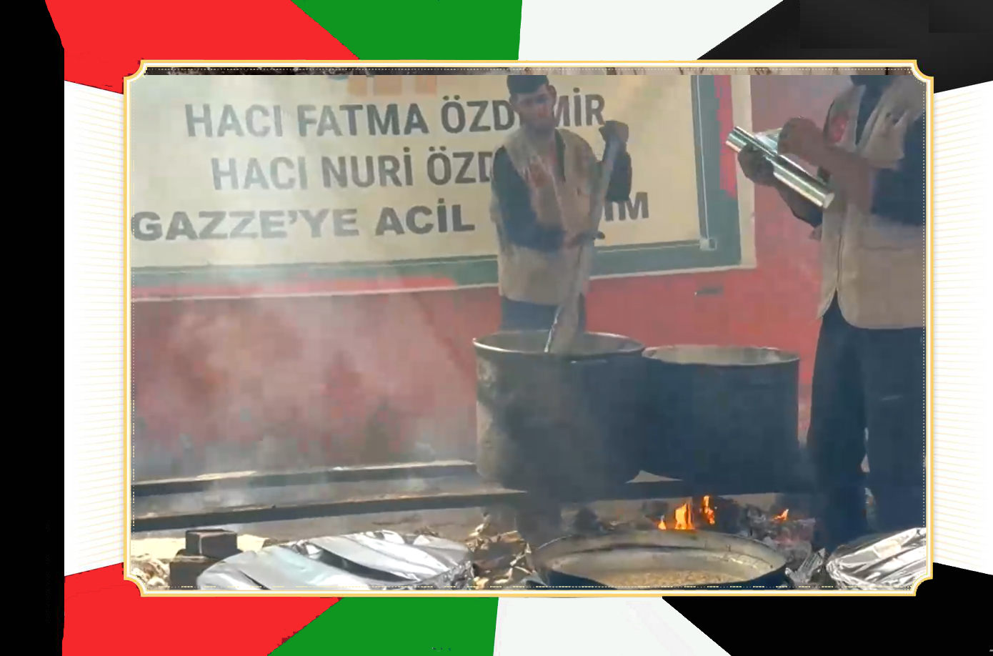 ÖZDEMİR AİLESİ BİNLERCE FİLİSTİNLİNİN YARDIMINA KOŞTU